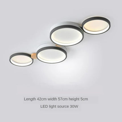 Lustre LED nordique pour salon, café, balcon et vestiaire — LZ4X9T2
