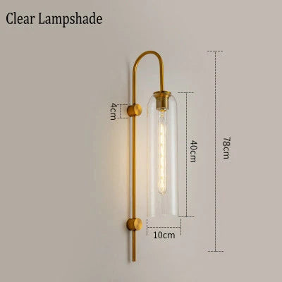 Applique murale en verre fumé polyvalente — LZ4X9T2