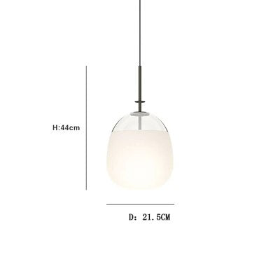 Suspension en verre à abat-jour unique — LZ4P7XQ