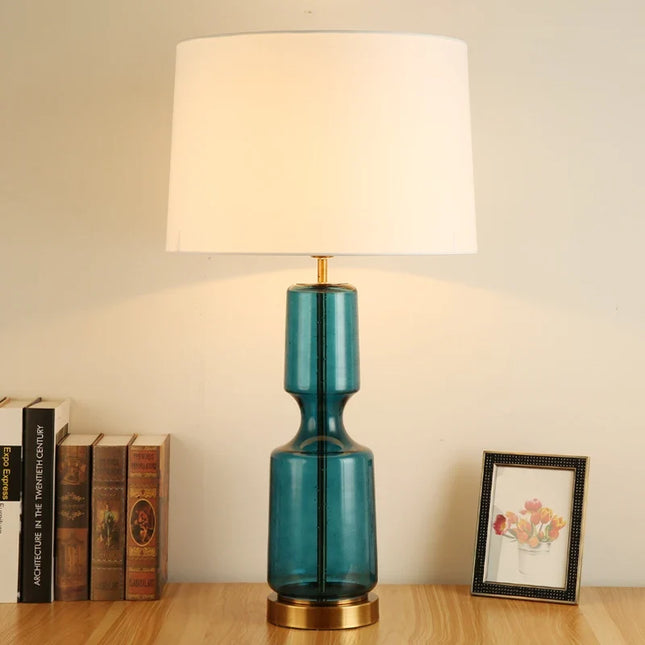 Lampe de chevet rétro en verre au design minimaliste pour intérieur — LZ4T9Q2