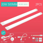 2pcs 20W and plug / 1.8m EU Plug / Cold White