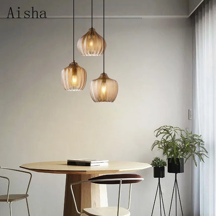 Suspension en verre au design nordique pour intérieur — LZ4XJ9