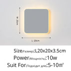 Gris 20x20x3,5cm / 3 couleurs 2700-7000K)