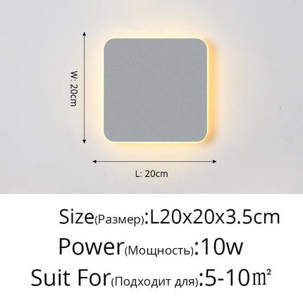 Applique murale LED tactile pour chambre et escalier — LZ7D9X