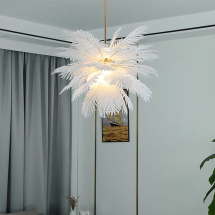 Lustre moderne à feuilles pour éclairage intérieur design — LZ4P9XJ