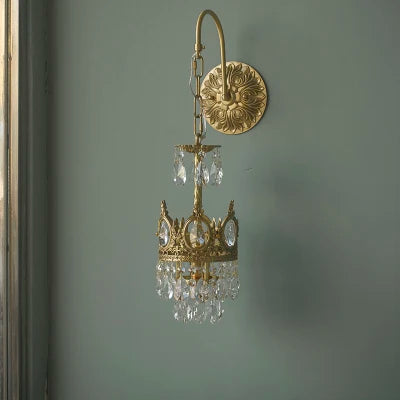 Lustre couronne moderne en cristaux pour intérieur — LZ4X9P2