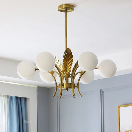Lustre suspension en verre au design minimaliste pour intérieur élégant — LZ4X9P