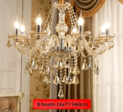 Lustre en cristal lumineux pour décoration moderne et élégante — LZ4X9P