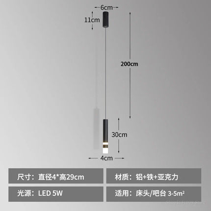 suspension LED moderne pour bar et restaurant