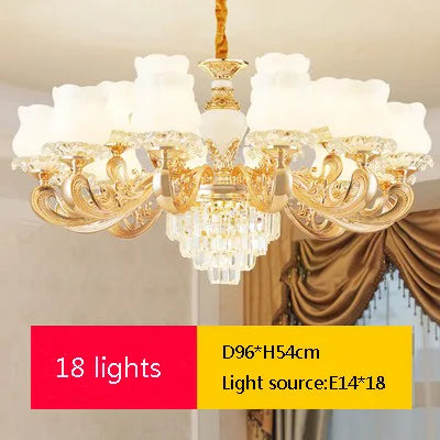 Lustre moderne en cristal pour éclairage élégant et raffiné — LZ4M9Q2