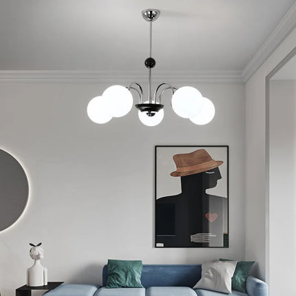 Lustre suspension LED en verre style nordique américain — LZ4X9P