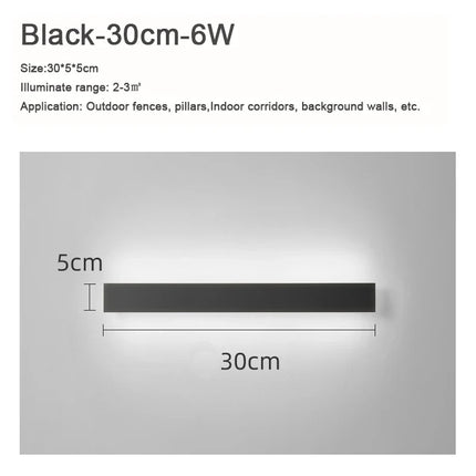 Applique murale LED étanche en aluminium pour jardin et terrasse — LZ4X9P2