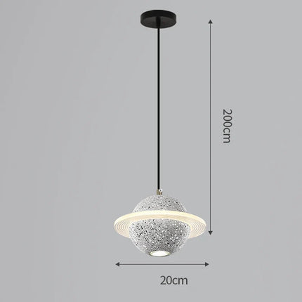 Suspension en résine design planétaire pour intérieur moderne — LZ4X9P