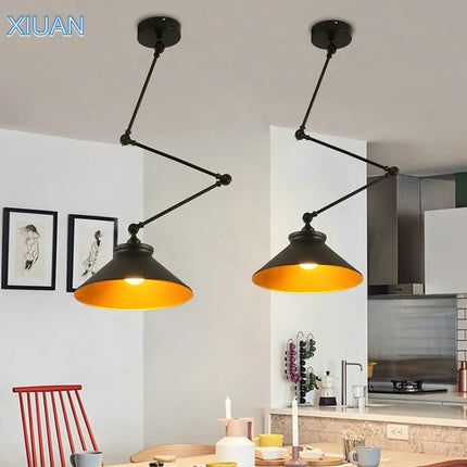 Suspension nordique pliable en aluminium avec bras long et LED — LZ4X9P2M