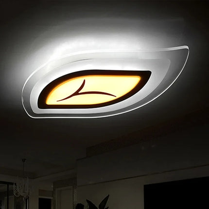 Plafonnier LED ultra fin design feuilles modernes créatives — LZ7F9X