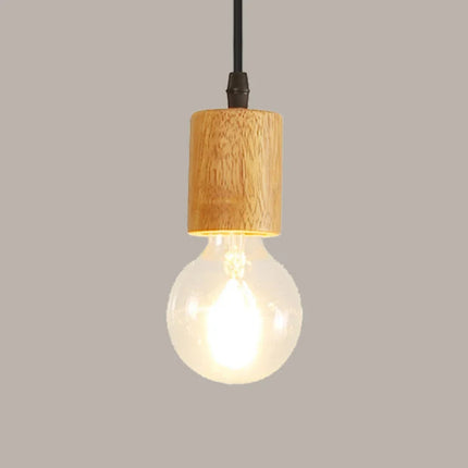 Suspension vintage industrielle rustique en bois Mengjay — LZ4N7Q2
