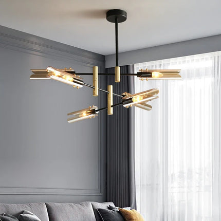 Lustre suspension en verre au design nordique créatif — LZ4X9P