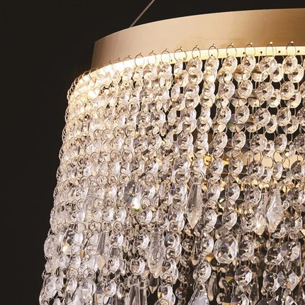 Lustre en cristal au design postmoderne pour décoration intérieure élégante — LZ4X9T2
