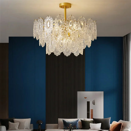 Lustre en cristal au design moderne pour une ambiance élégante — LZ4X9T2