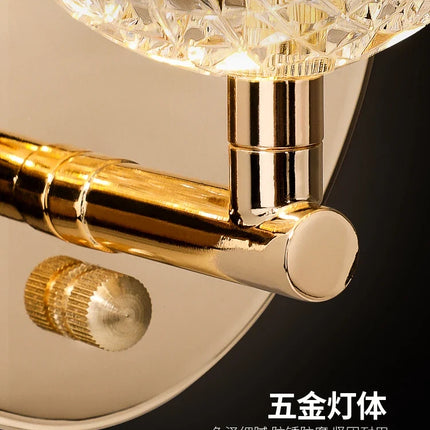 applique murale à led abat-jour diamant design moderne pour intérieur