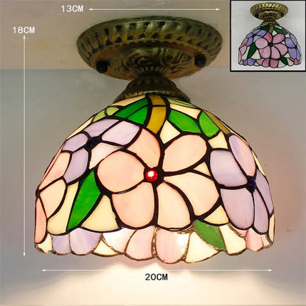 Plafonnier LED moderne en verre avec ampoule 7W E27 — LZ4X9Q2