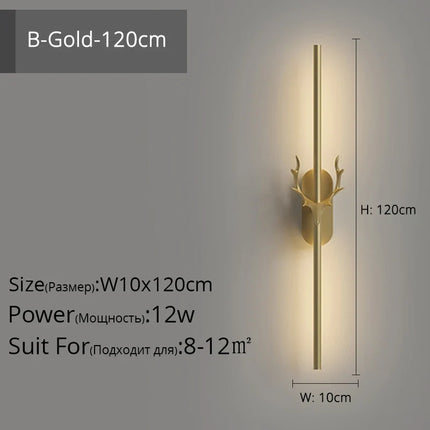 Applique murale décorative en forme de cerf pour intérieur — LZ4X9JQ