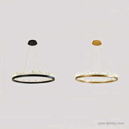 Suspension moderne en cristal pour décoration intérieure élégante — LZ4X9T2