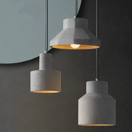 Suspension industrielle en béton pour décoration moderne — LZ4X9T