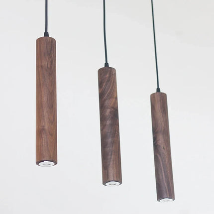 Suspension moderne en bois avec éclairage LED intégré — LZ4X9T2