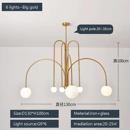 Suspension design postmoderne pour intérieur élégant — LZ4X9Q