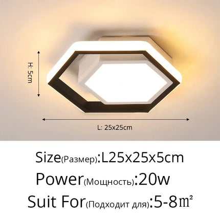 Lustre LED mince en acrylique pour décoration intérieure — LZ4XJ9
