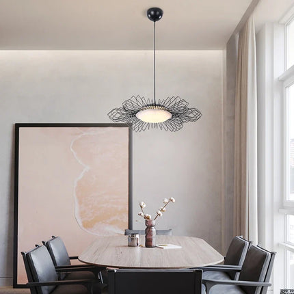 Suspension design nordique à lignes artistiques décoratives — LZ4P9XQ