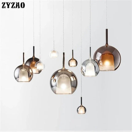 Suspension design nordique en verre pour intérieur élégant — LZ4Q7M9