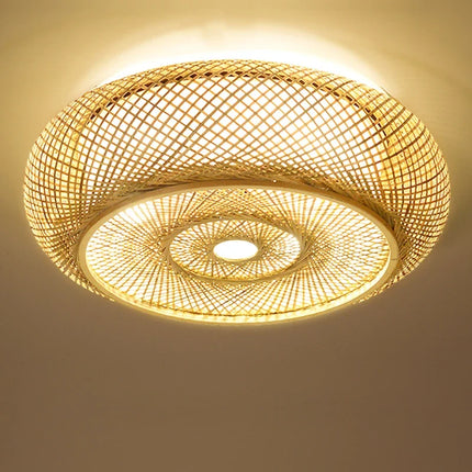 suspension en bambou fait à la main style chinois décoratif