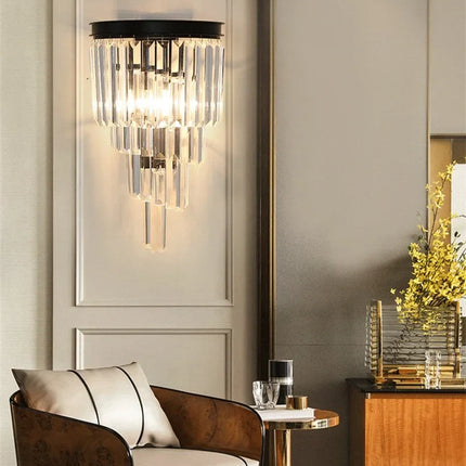 Applique murale nordique en cristal pour décoration intérieure moderne — LZ4X9T