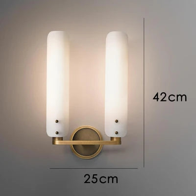 Applique murale moderne en cuivre doré style art déco — LZ4X9P