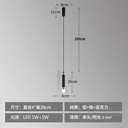 suspension LED moderne pour bar et restaurant