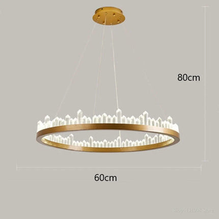Suspension moderne en cristal pour décoration intérieure élégante — LZ4X9T2