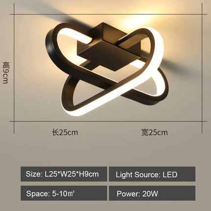 Suspension LED moderne à éclairage chaud et froid — LZ4X9B