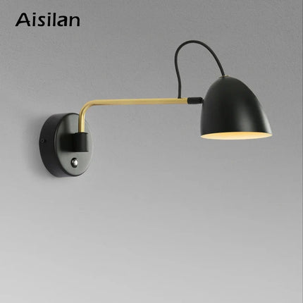 Applique murale LED à bras oscillant avec variateur tactile pour chevet et salon — LZ4P7XQ