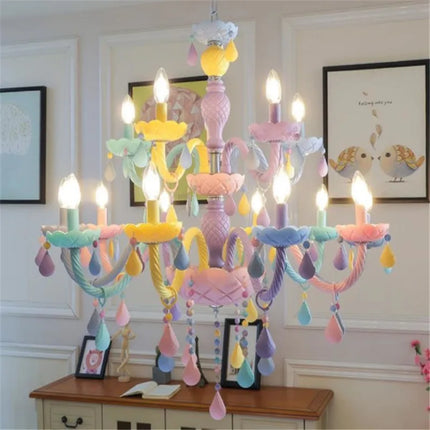 Lustre suspension en cristal pour décoration moderne et festive — LZ4X9Q7