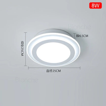 Plafonnier LED nordique moderne en acrylique pour intérieur — LZ4X9J