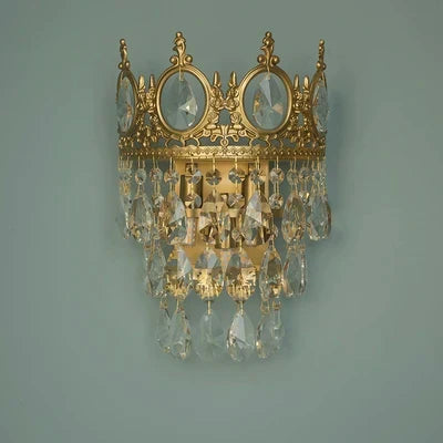 Lustre couronne moderne en cristaux pour intérieur — LZ4X9P2