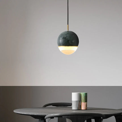 Suspension LED en marbre style nordique pour intérieur moderne — LZ4P9XQ