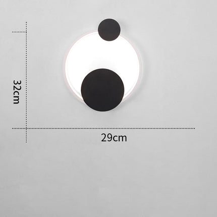 Applique murale LED moderne à forme arrondie — LZ4G7XQ