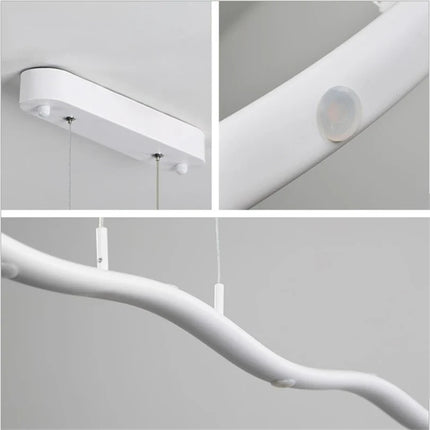 Suspension LED design post-moderne à courbe simple — LZ4X9T