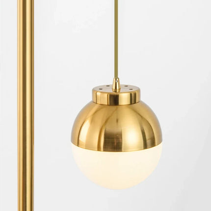 Lampadaire en verre au design nordique pour intérieur moderne — LZ4X9P2