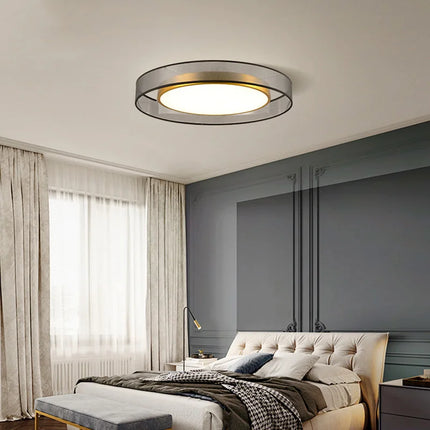 Plafonnier design nordique en cuivre pour décoration intérieure — LZ4X9T