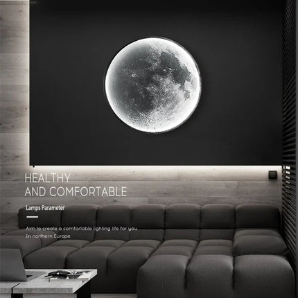 applique murale lune design moderne éclairage décoratif pour intérieur