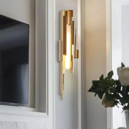 Applique murale design moderne en métal sculpté créatif — LZ4X9P